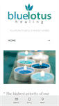 Mobile Screenshot of bluelotushealingcentre.com